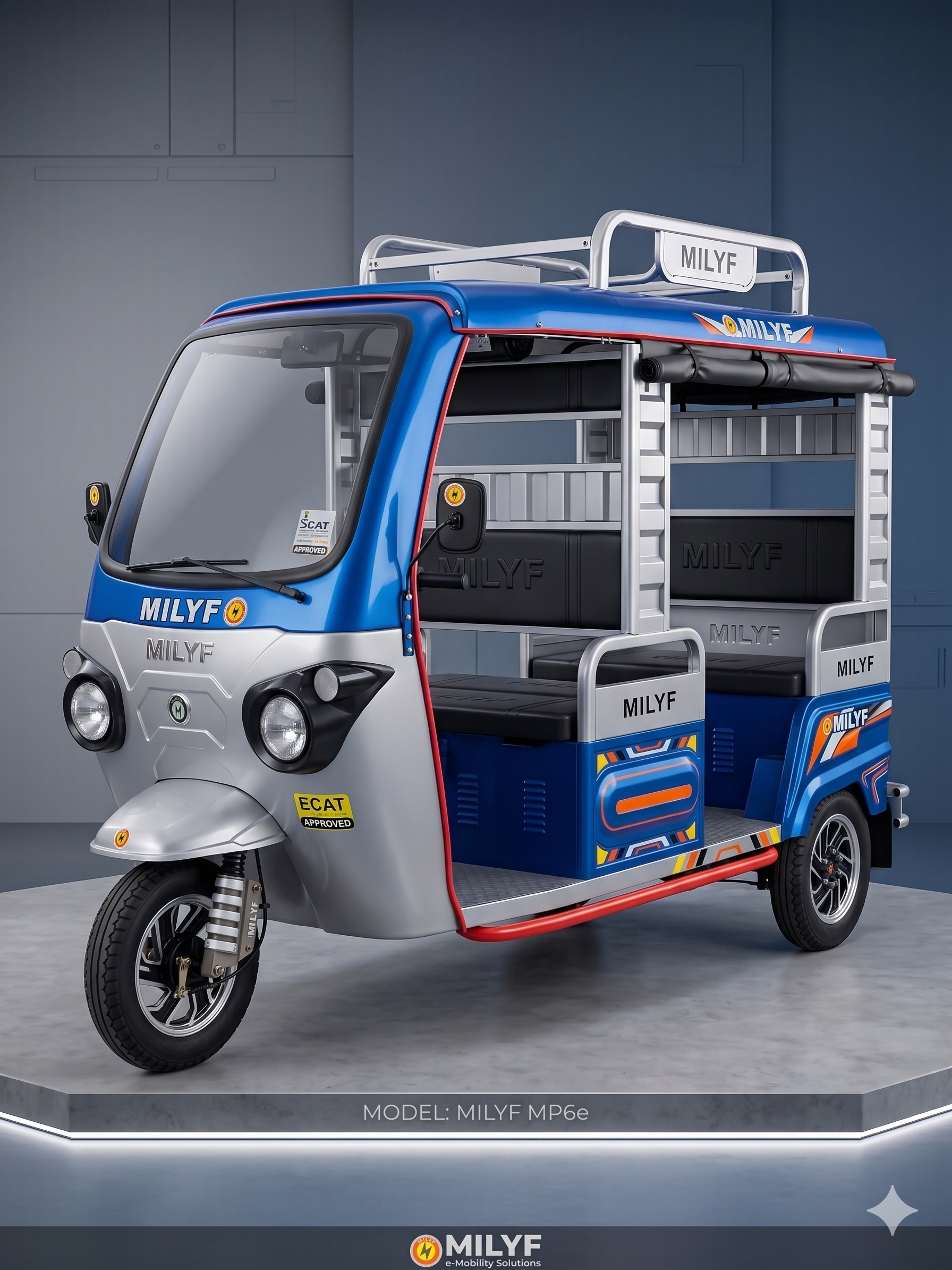 MILYF Hi-Speed E-Rickshaw